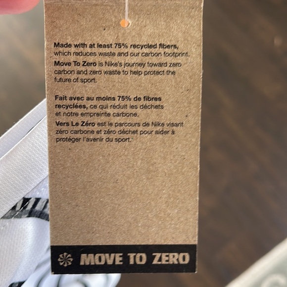 NWT NIKE Move to Zero DriFit Black White Stripe V Neck Athleisure Size XL - Picture 5 of 6